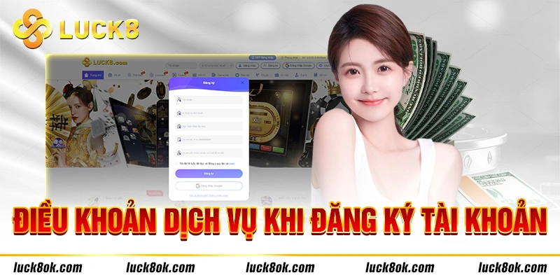 Điều khoản dịch vụ khi đăng ký tài khoản hội viên